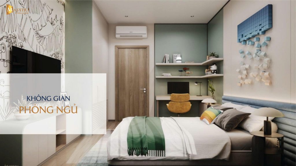 Không gian phòng ngủ Masteri Rivera Danang