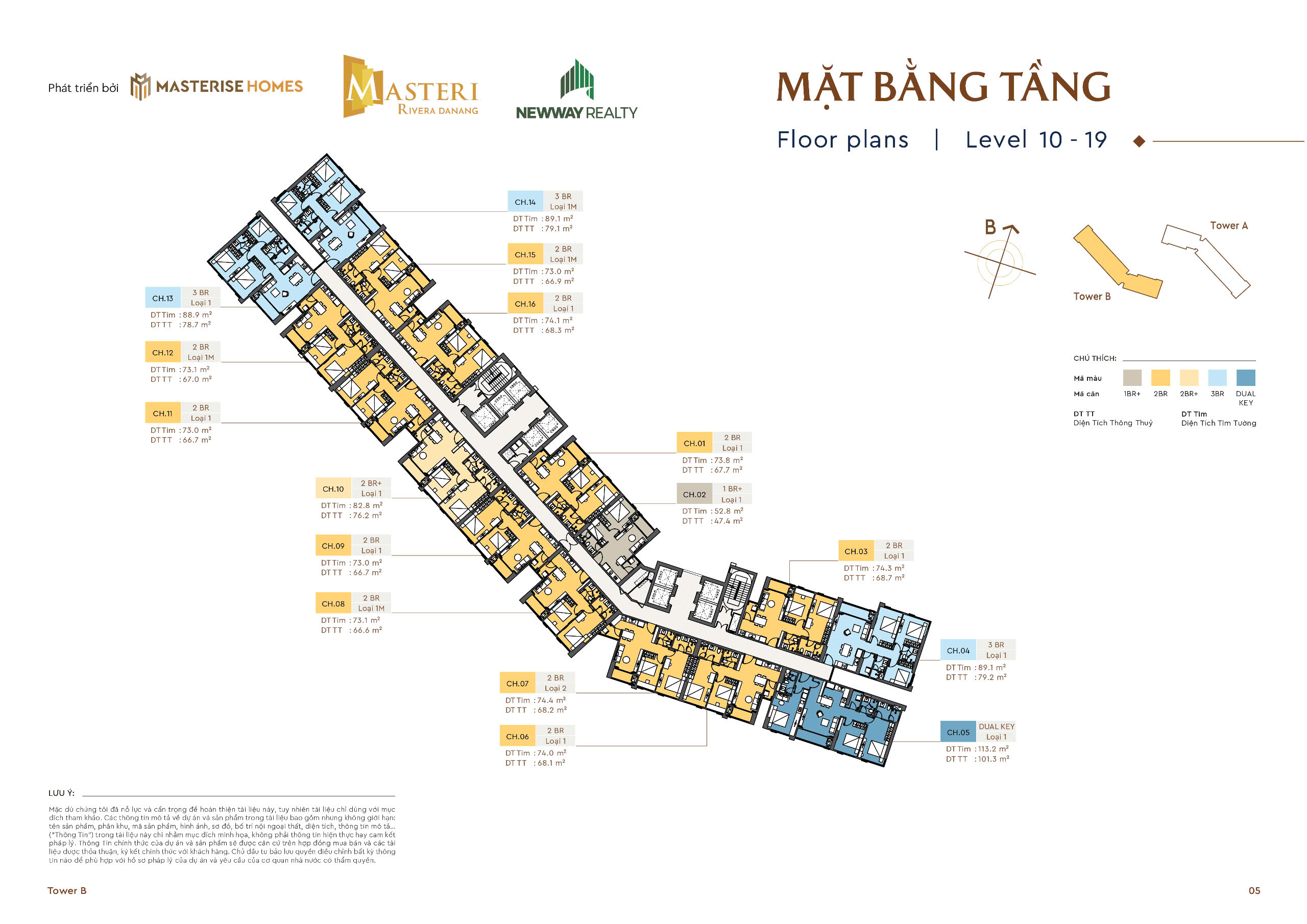 Mặt bằng Masteri Rivera Đà Nẵng