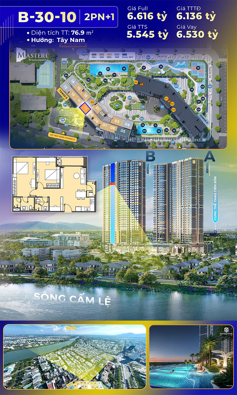 quỹ căn đẹp masteri đà nẵng